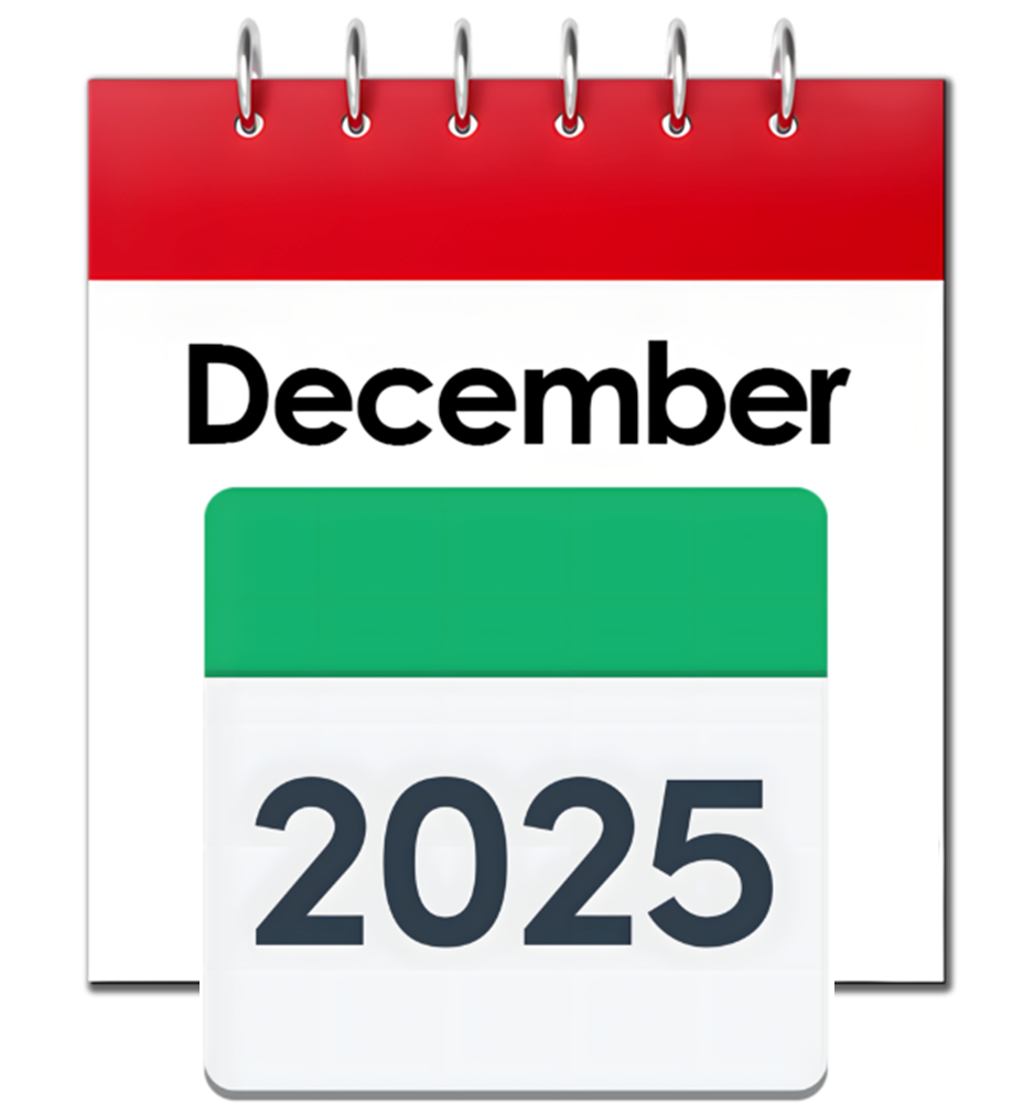 December 2025 Calendar image